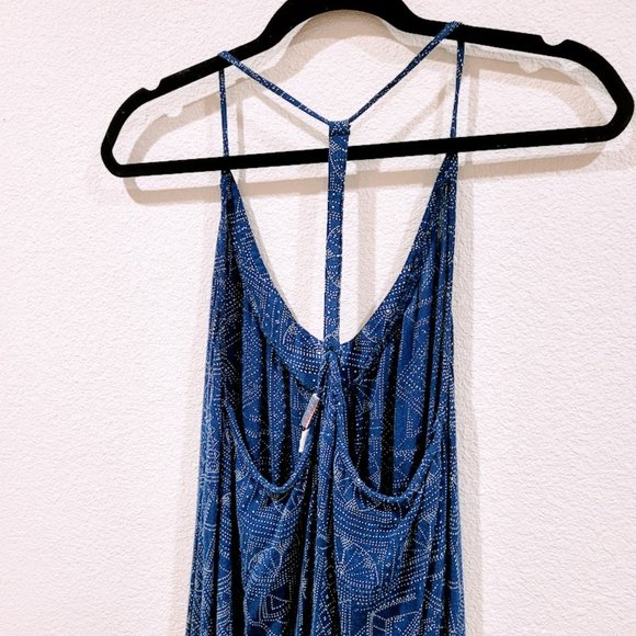 Roxy Blue Pattern Maxi Dress - Picture 4 of 5